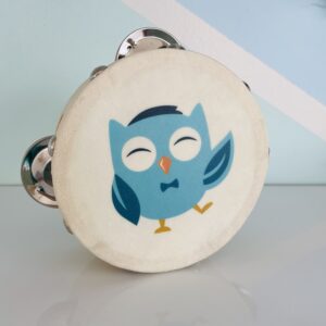 Tambourine with Ola the Owl